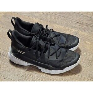 Under Armour Curry 7 Team In Black & White - Size 14
